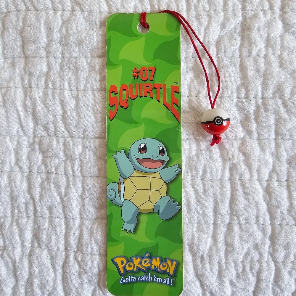 Pokémon Squirtle Bookmark - Vintage